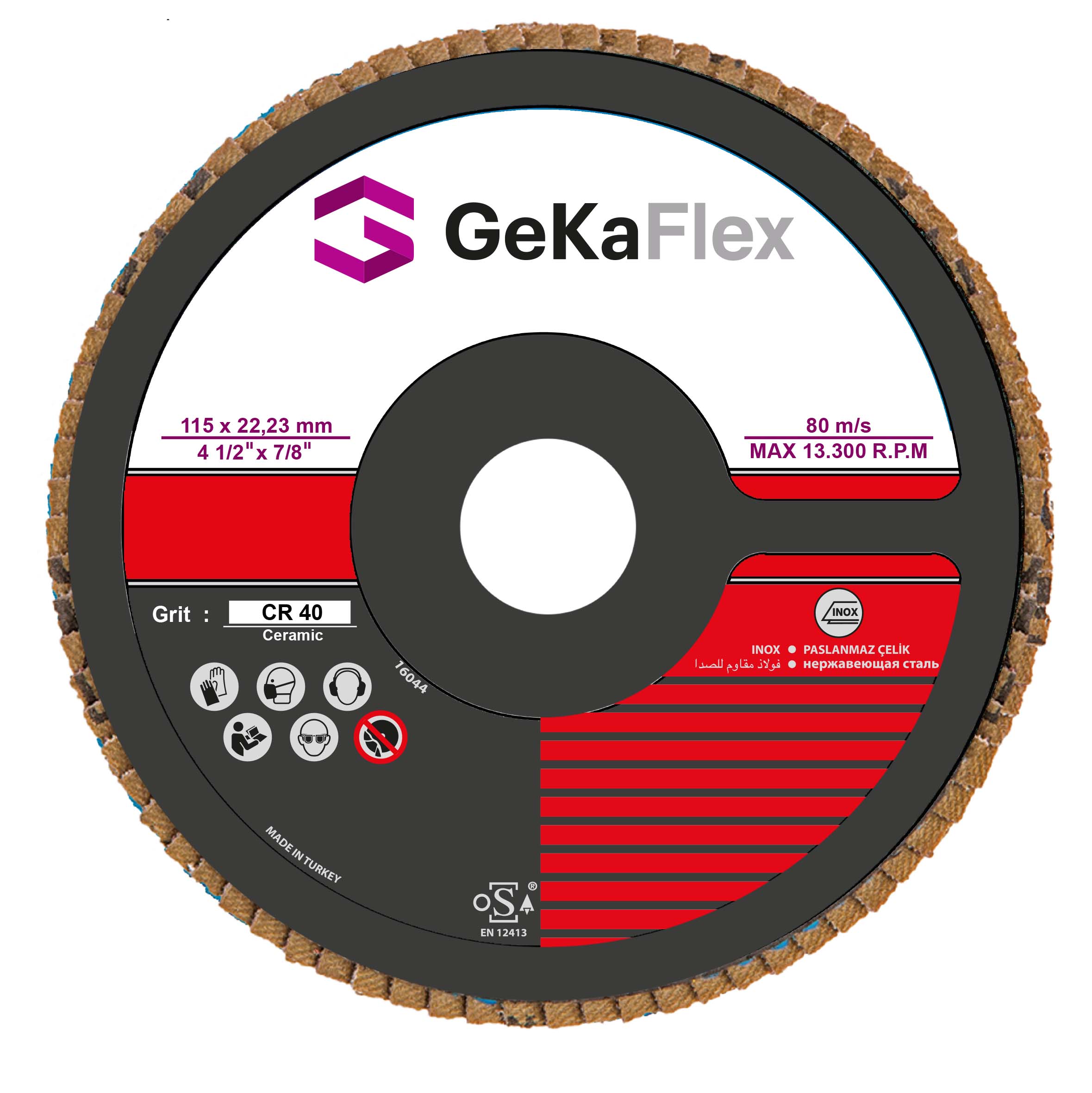 CERAMIC FLAP DISCS Resim